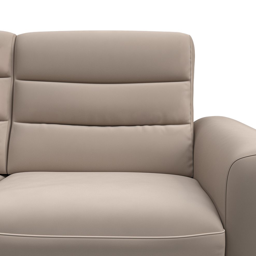 Cohen 2 Seater Electric Recliner in Virgo Buff Leather 9