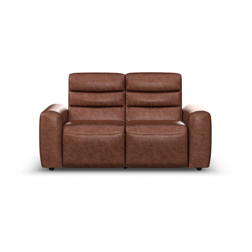 Cohen 2 Seater Electric Recliner in Virgo Chestnut Leather 5