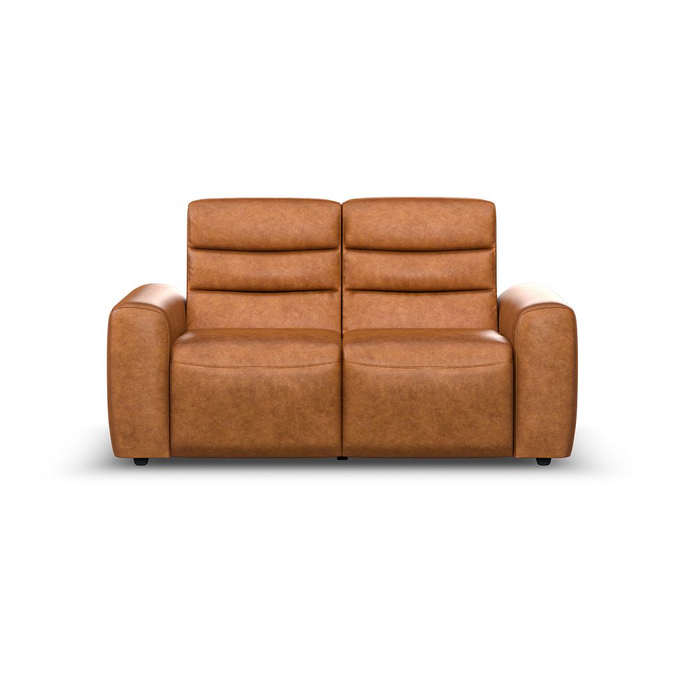Cohen 2 Seater Electric Recliner in Virgo Cognac Leather 5