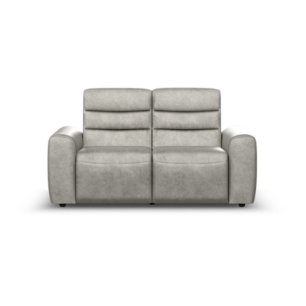 Cohen 2 Seater Electric Recliner in Virgo Platinum Leather 5