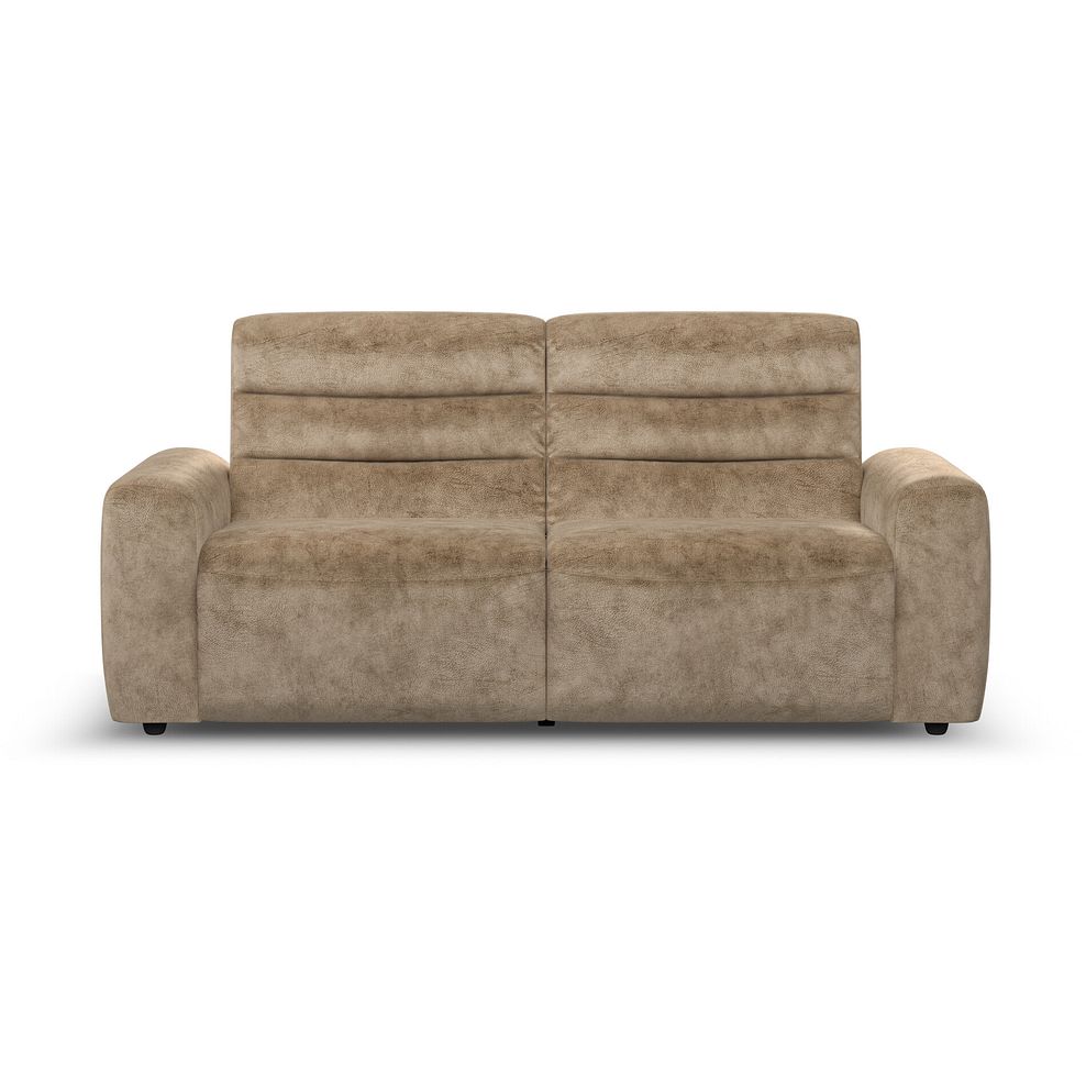 Cohen 3 Seater Electric Recliner in Dapple Taupe Fabric 5