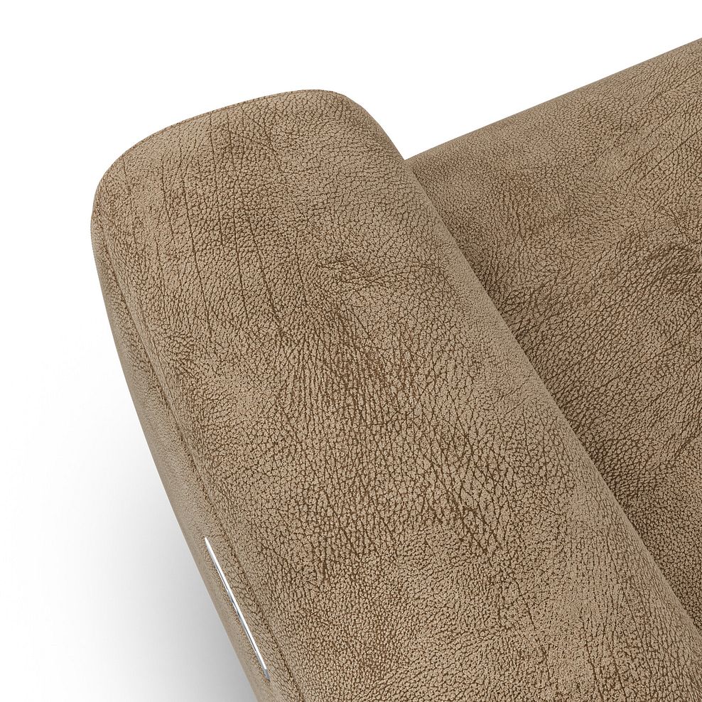 Cohen 3 Seater Electric Recliner in Dapple Taupe Fabric 13