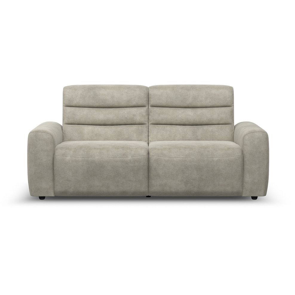 Cohen 3 Seater Electric Recliner in Miller Taupe Fabric 5