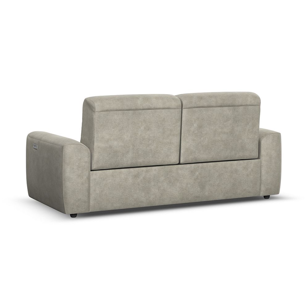 Cohen 3 Seater Electric Recliner in Miller Taupe Fabric 6