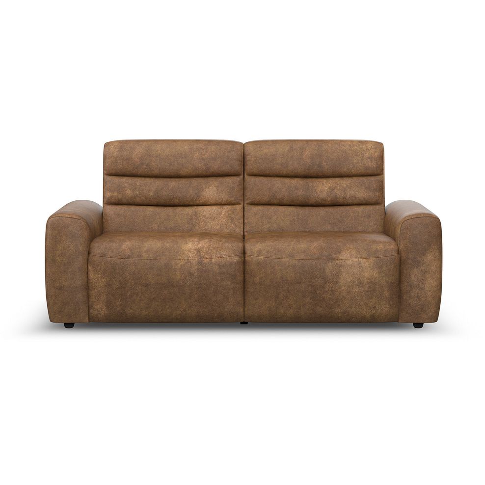 Cohen 3 Seater Electric Recliner in Ranch Brown Fabric 5