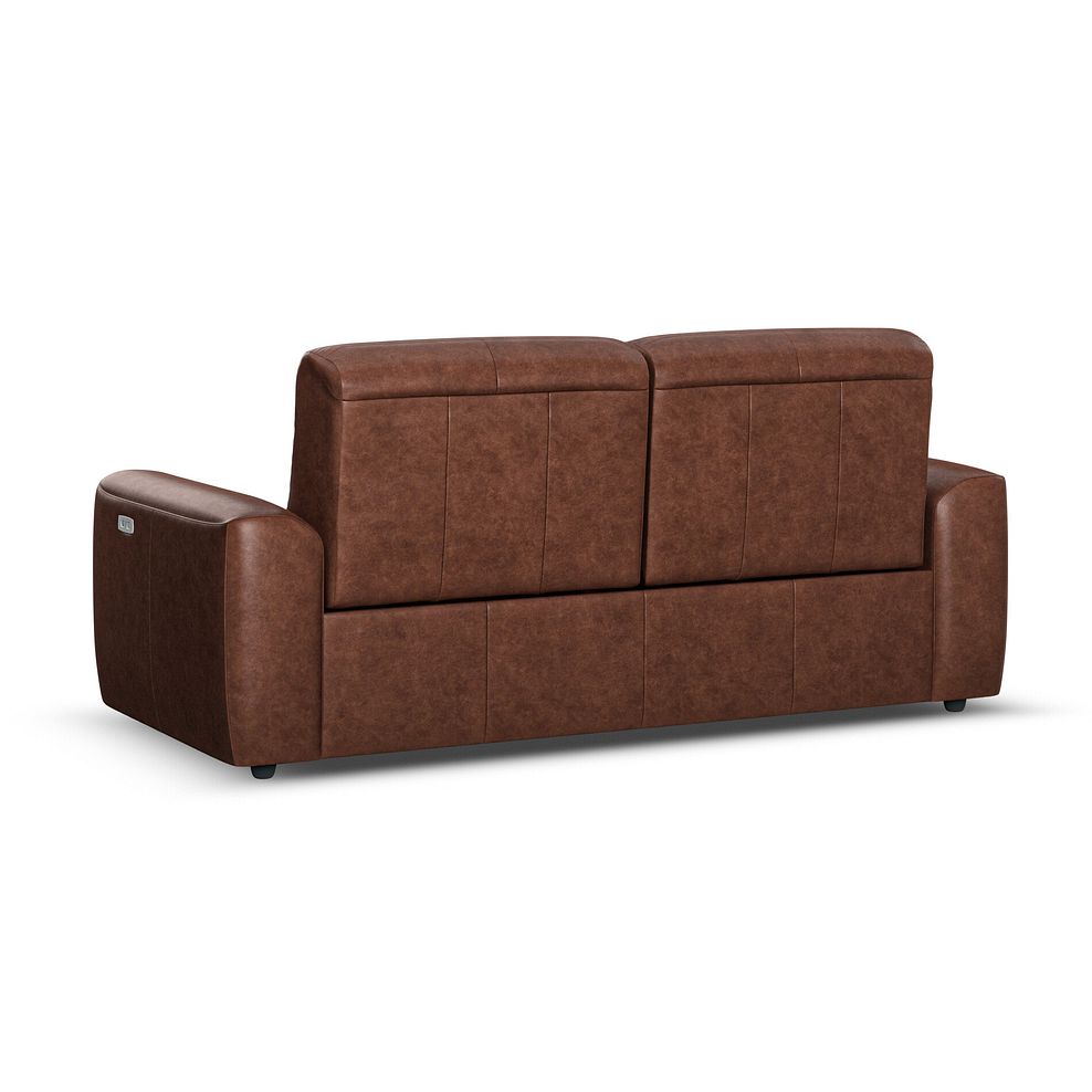 Cohen 3 Seater Electric Recliner in Virgo Chestnut Leather 6