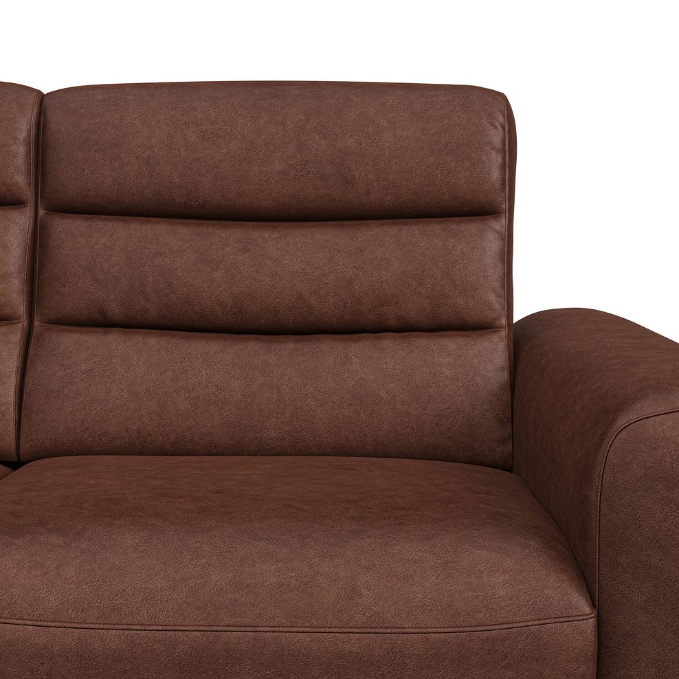 Cohen 3 Seater Electric Recliner in Virgo Chestnut Leather 13