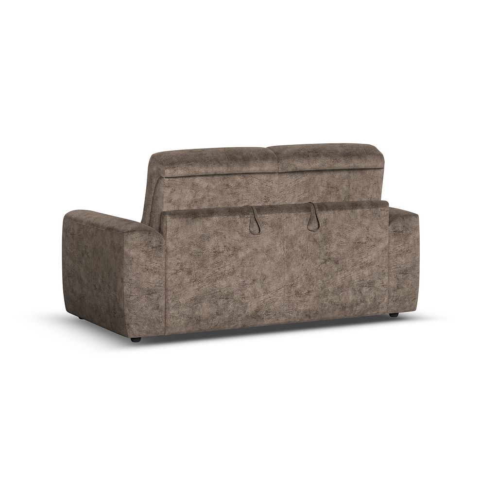 Cohen 3 Seater Sofa Bed in Dapple Chocolate Fabric 4