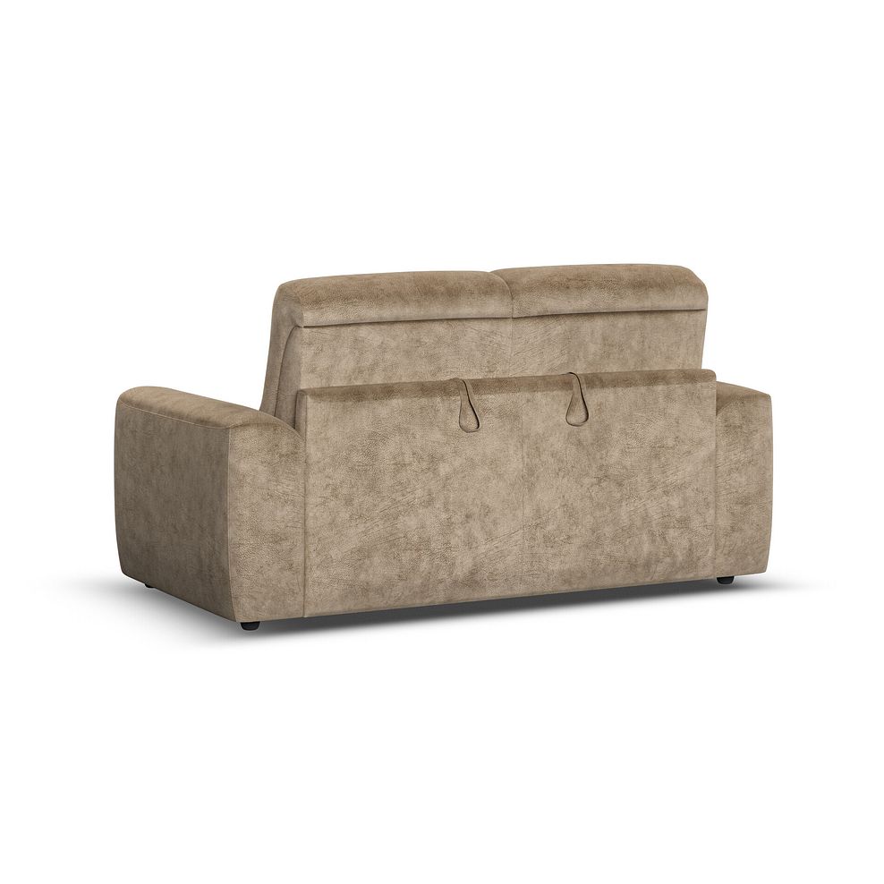 Cohen 3 Seater Sofa Bed in Dapple Taupe Fabric 4