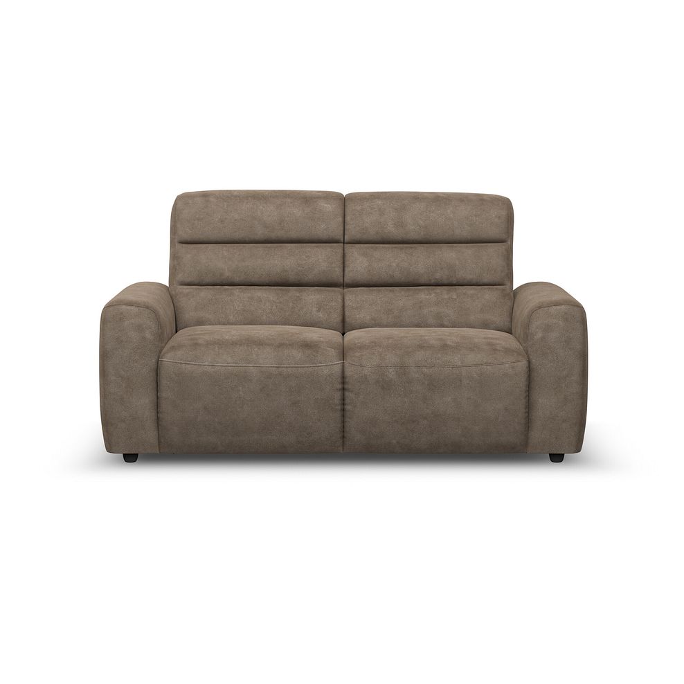 Cohen 3 Seater Sofa Bed in Miller Earth Brown Fabric 3