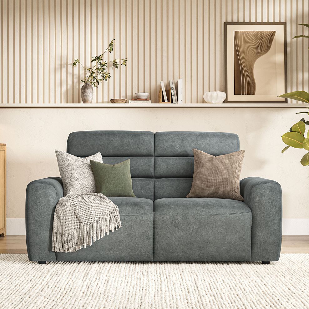 Cohen 3 Seater Sofa Bed in Miller Grey Fabric 4