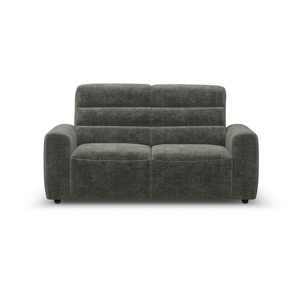 Cohen 3 Seater Sofa Bed in Plush Charcoal Fabric 3