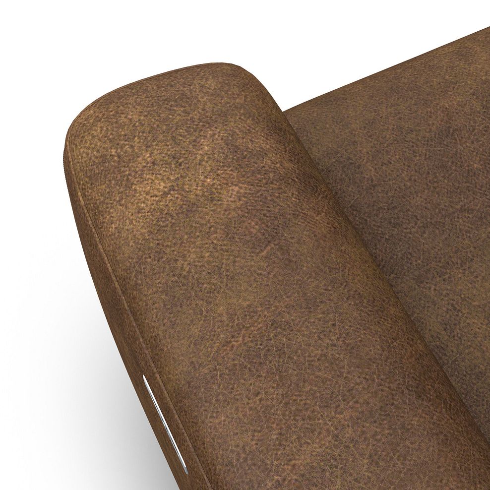 Cohen 3 Seater Sofa Bed in Ranch Brown Fabric 10