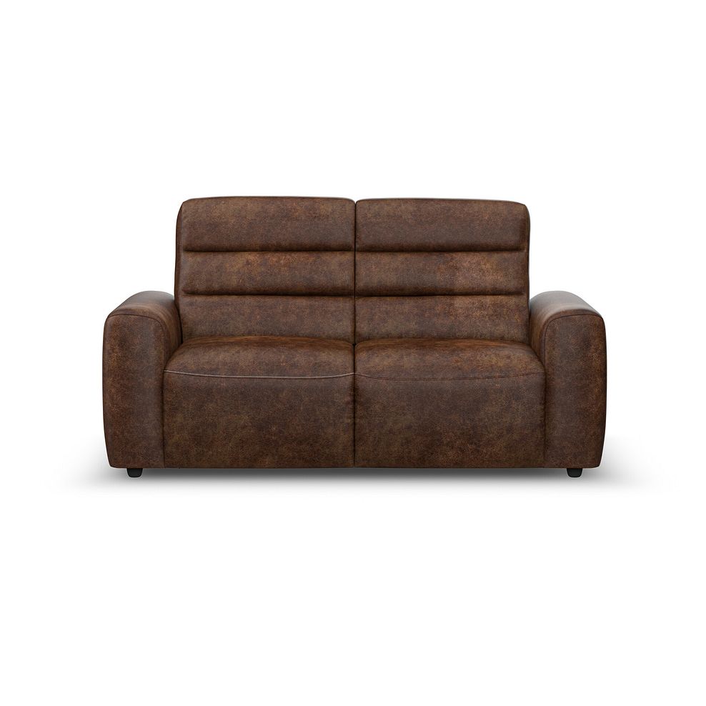 Cohen 3 Seater Sofa Bed in Ranch Dark Brown Fabric 3