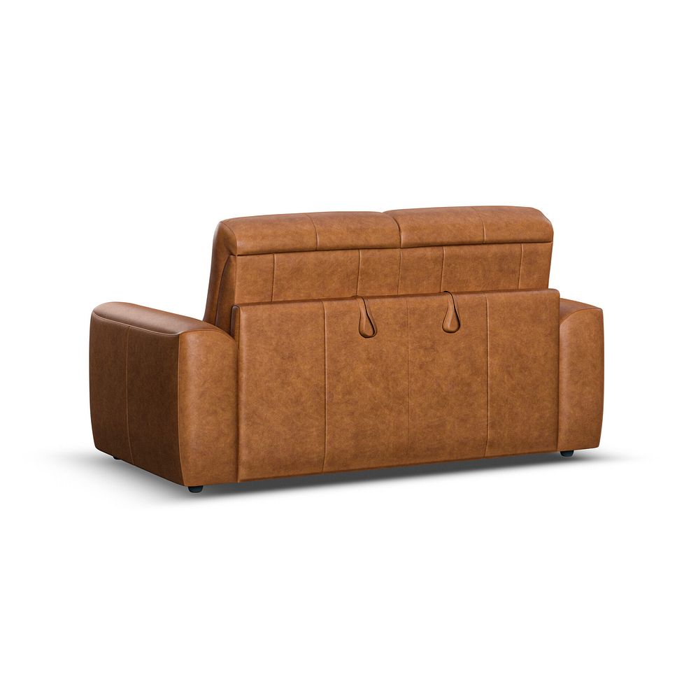 Cohen 3 Seater Sofa Bed in Virgo Cognac Leather 4