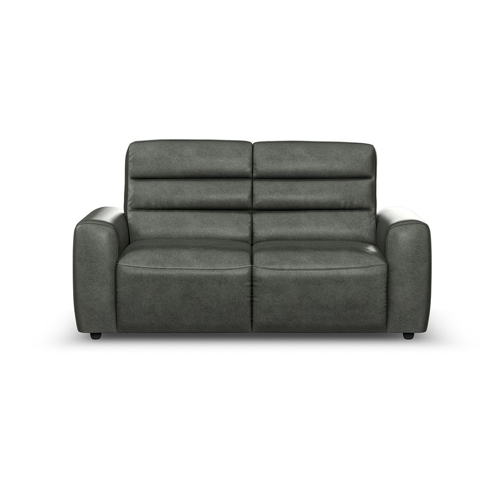 Cohen 3 Seater Sofa Bed in Virgo Lead Leather 3