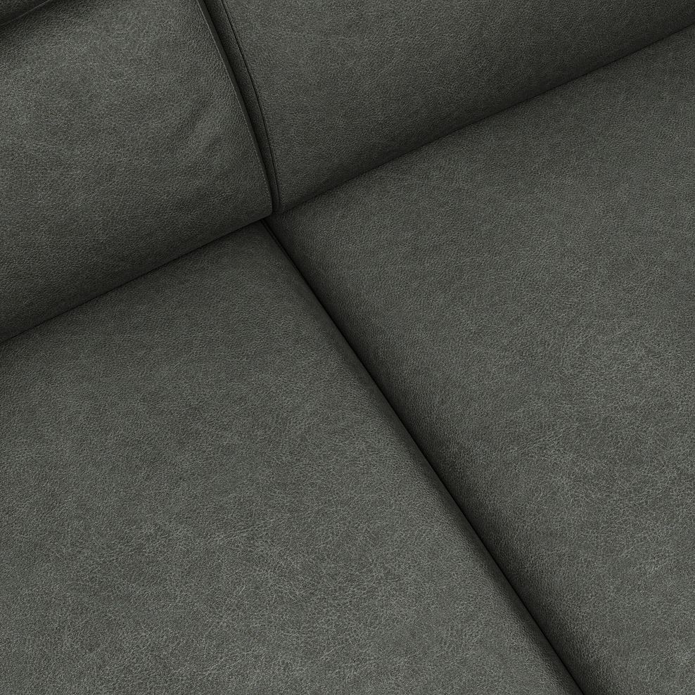 Cohen 3 Seater Sofa Bed in Virgo Lead Leather 8