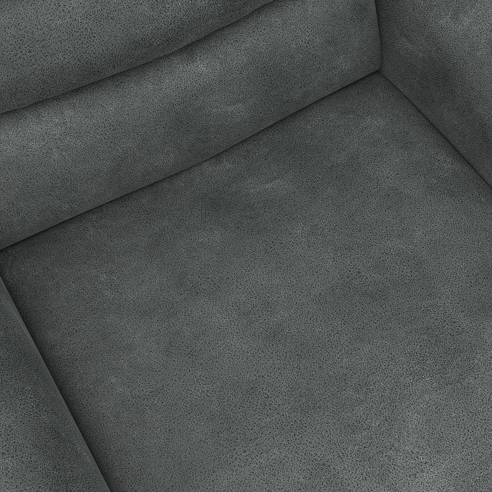 Cohen Electric Recliner Armchair in Miller Grey Fabric 11