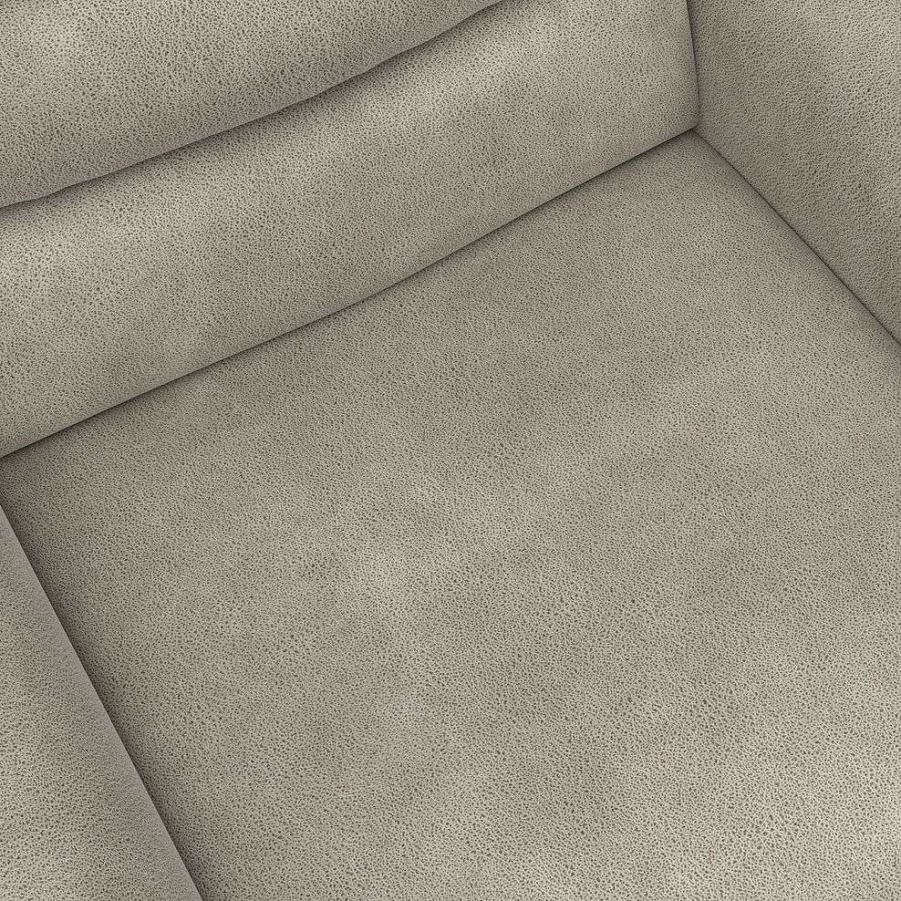 Cohen Electric Recliner Armchair in Miller Taupe Fabric 10