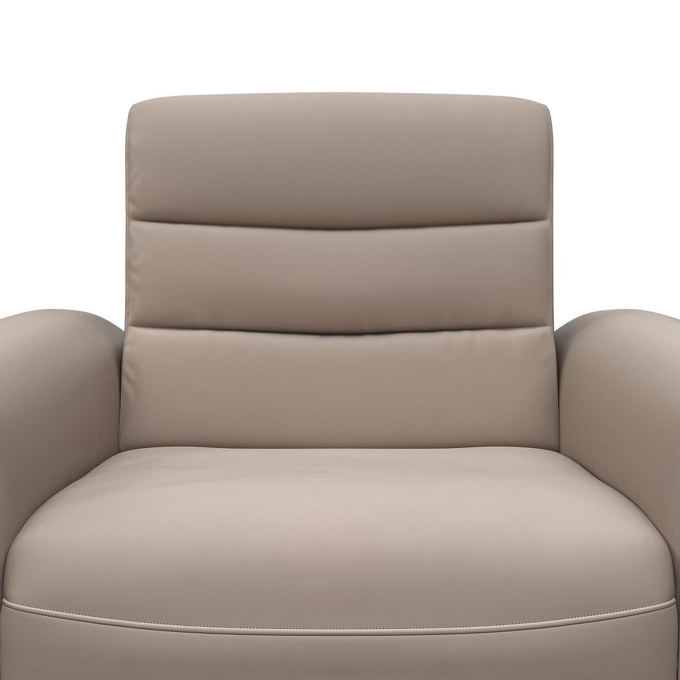 Cohen Electric Recliner Armchair in Virgo Buff Leather 11