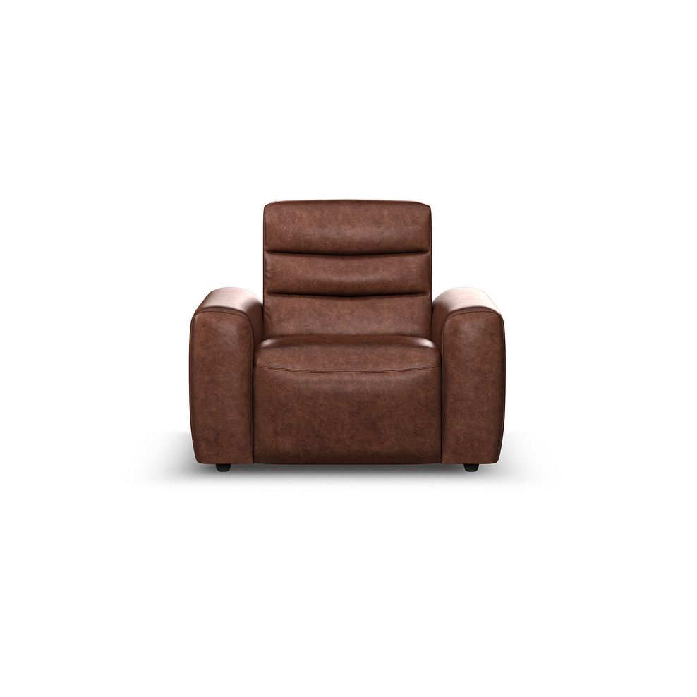 Cohen Electric Recliner Armchair in Virgo Chestnut Leather 4