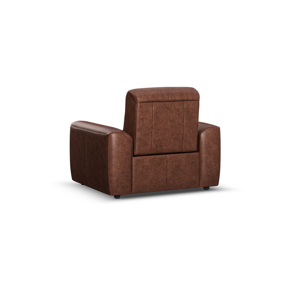 Cohen Electric Recliner Armchair in Virgo Chestnut Leather 5
