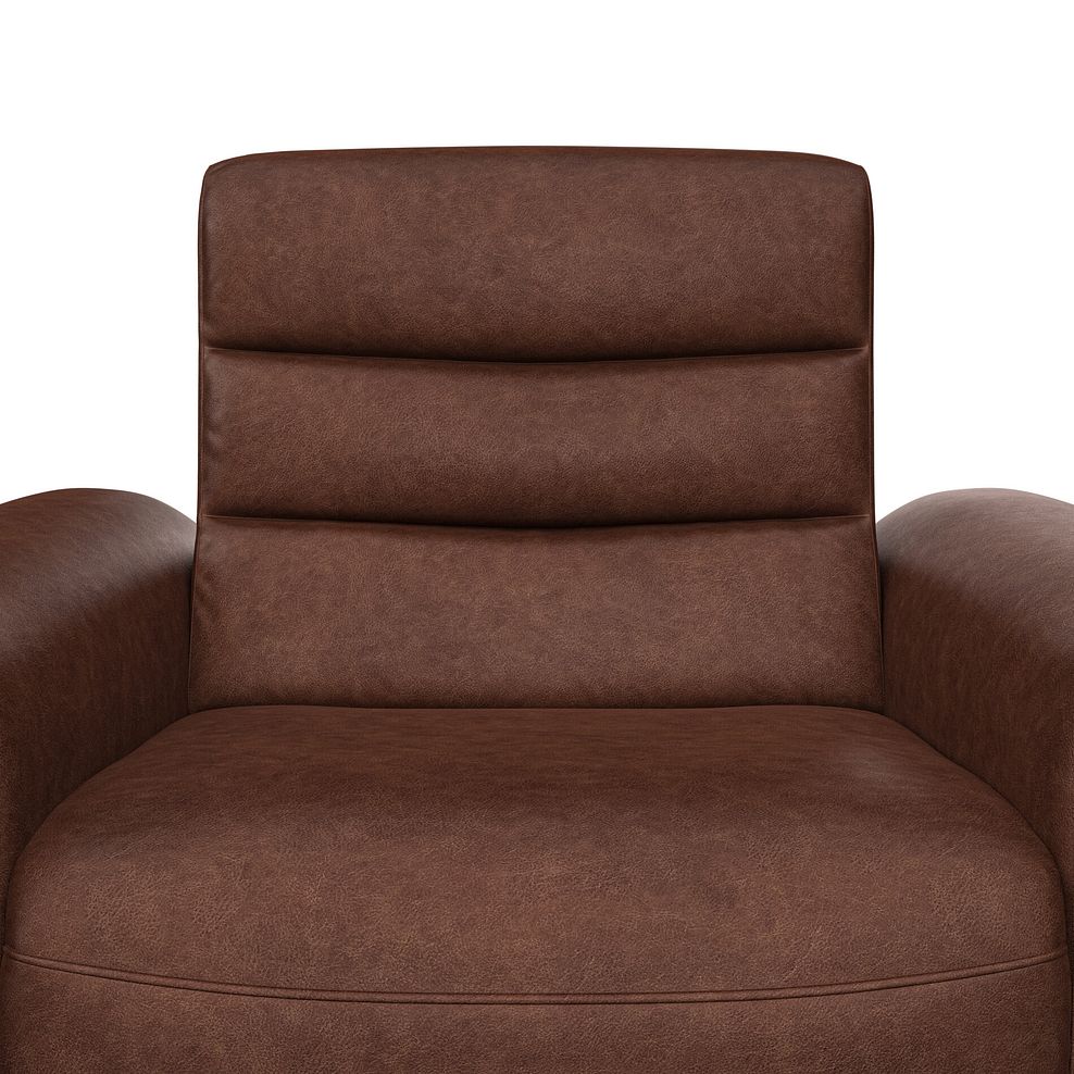 Cohen Electric Recliner Armchair in Virgo Chestnut Leather 12