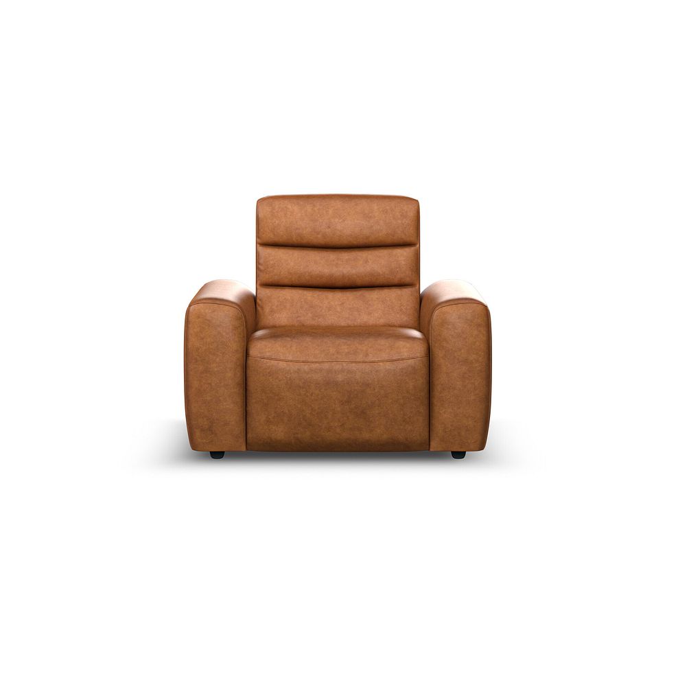 Cohen Electric Recliner Armchair in Virgo Cognac Leather 4