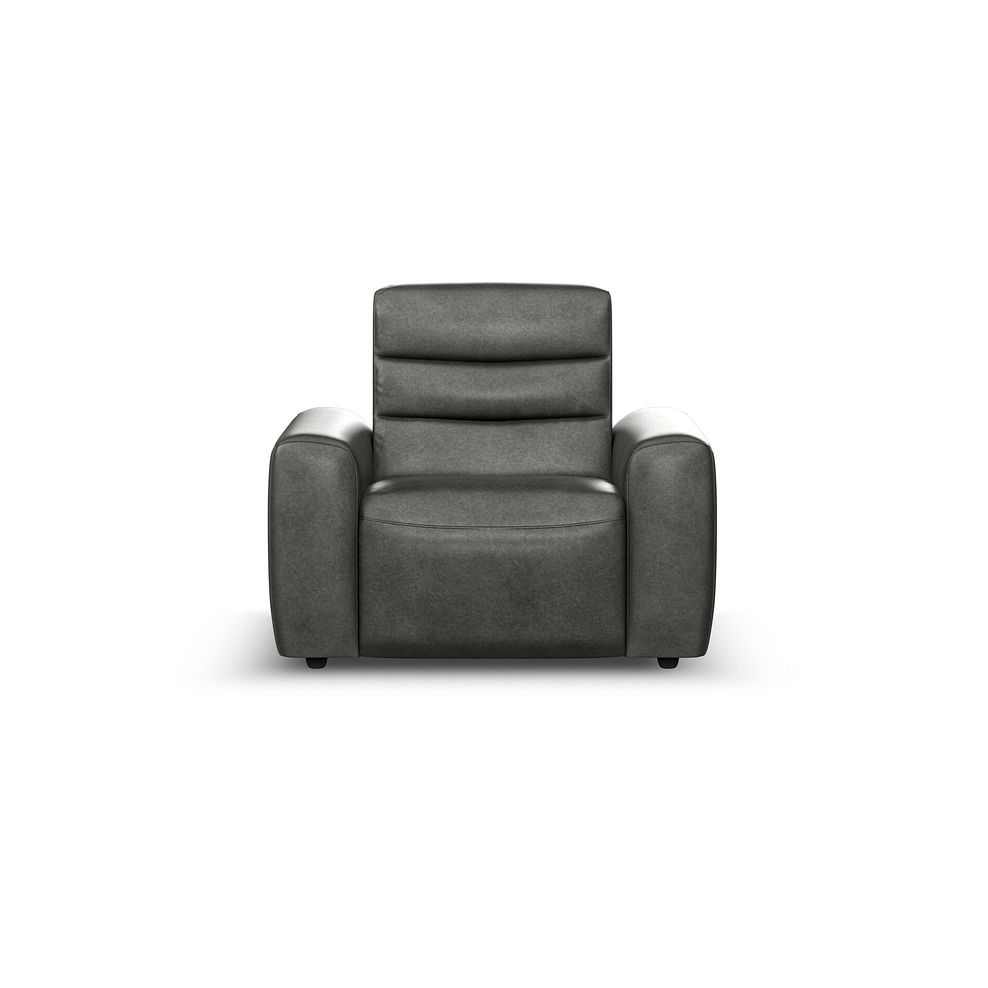 Cohen Electric Recliner Armchair in Virgo Lead Leather 4