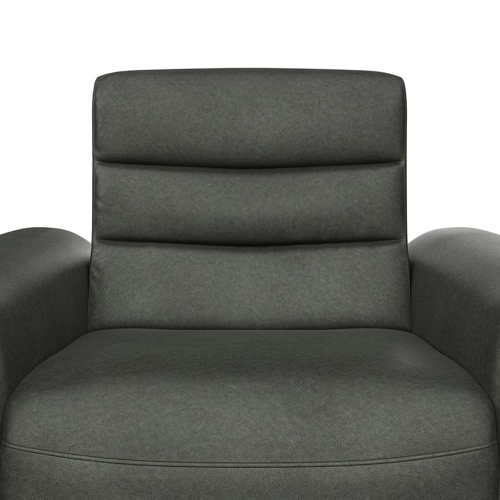 Cohen Electric Recliner Armchair in Virgo Lead Leather 8