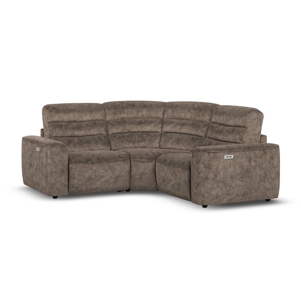 Cohen Group 1 Electric Recliner in  Dapple Chocolate Fabric 1