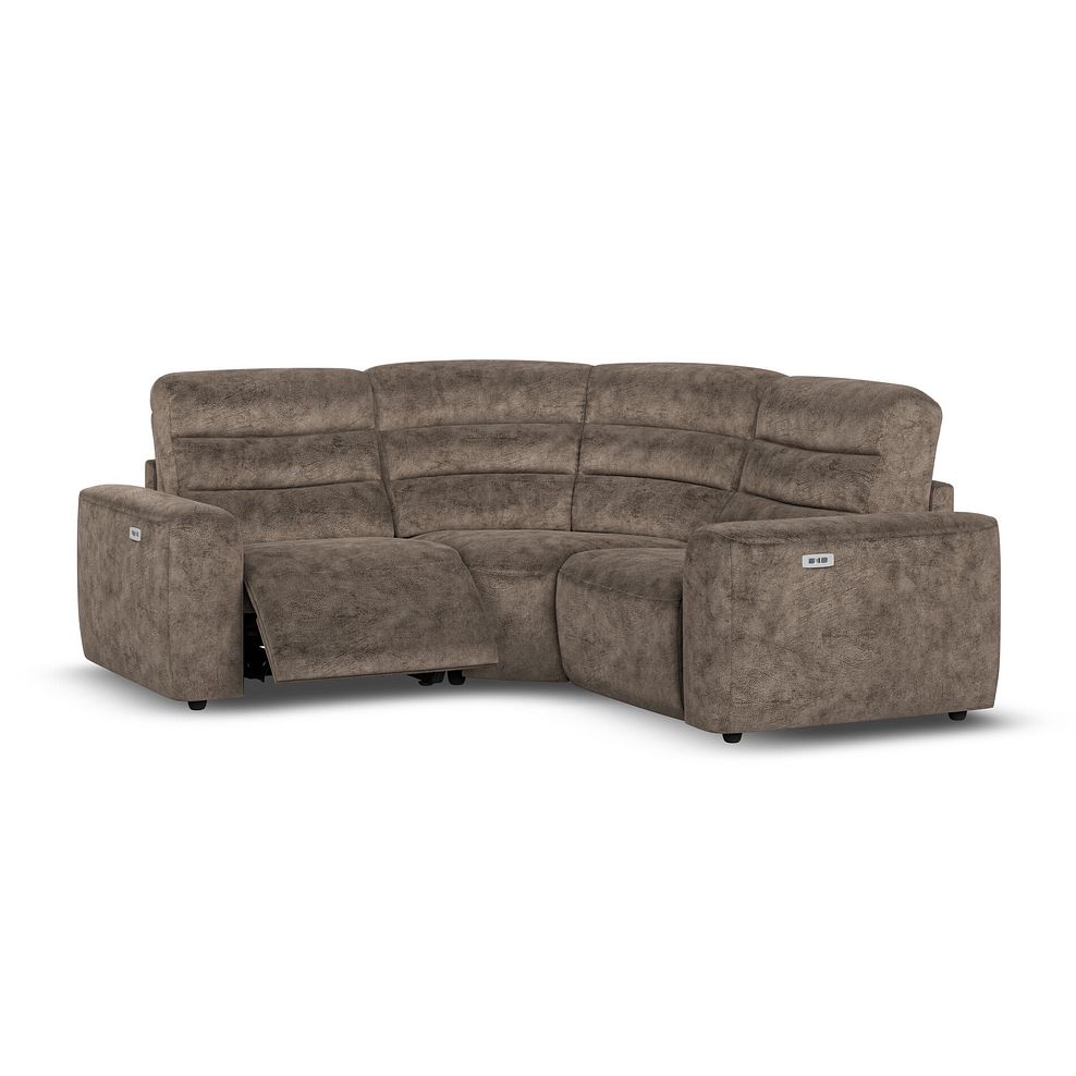 Cohen Group 1 Electric Recliner in  Dapple Chocolate Fabric 2