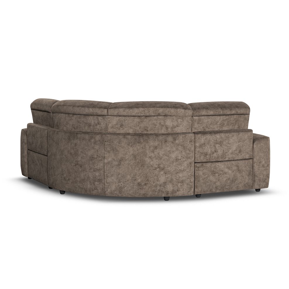 Cohen Group 1 Electric Recliner in  Dapple Chocolate Fabric 5