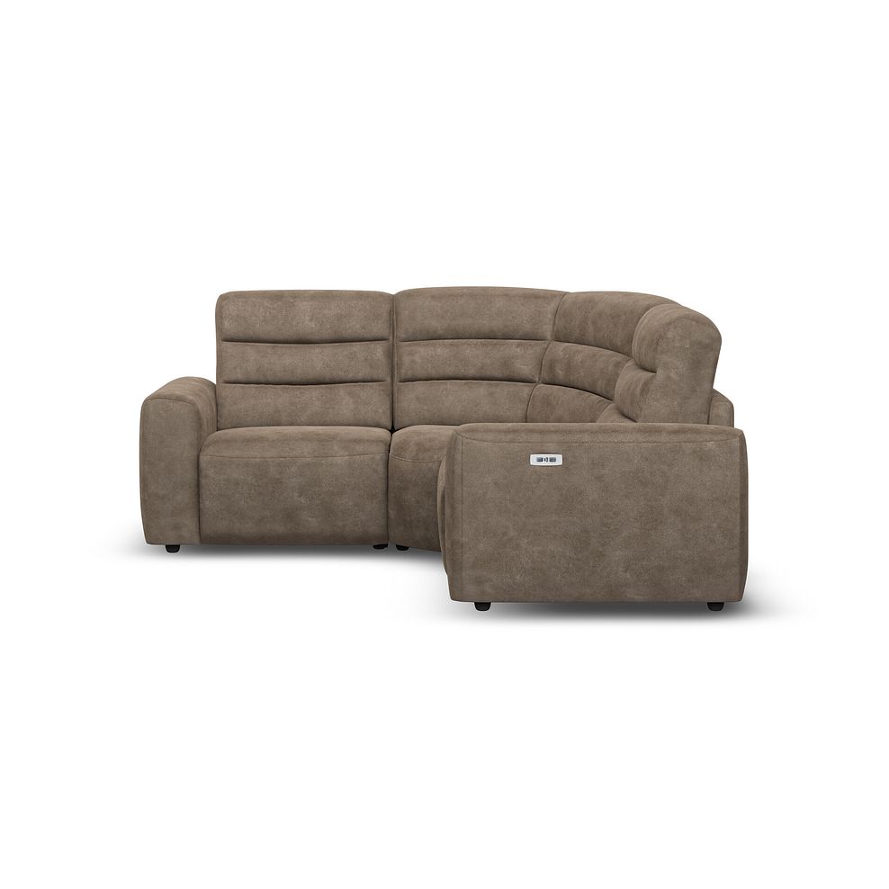 Cohen Group 1 Electric Recliner in Miller Earth Brown Fabric 4