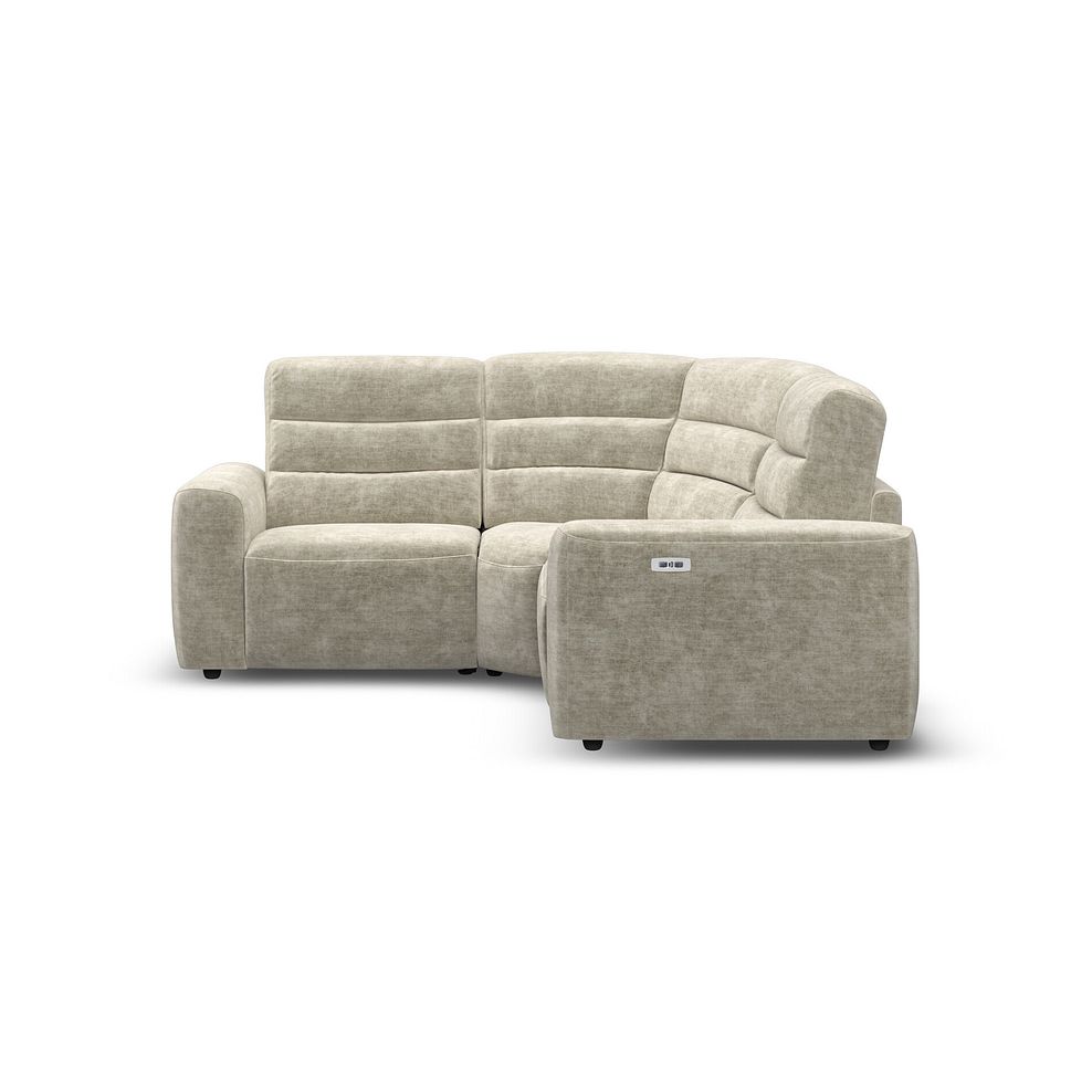 Cohen Group 1 Electric Recliner in Plush Beige Fabric 4