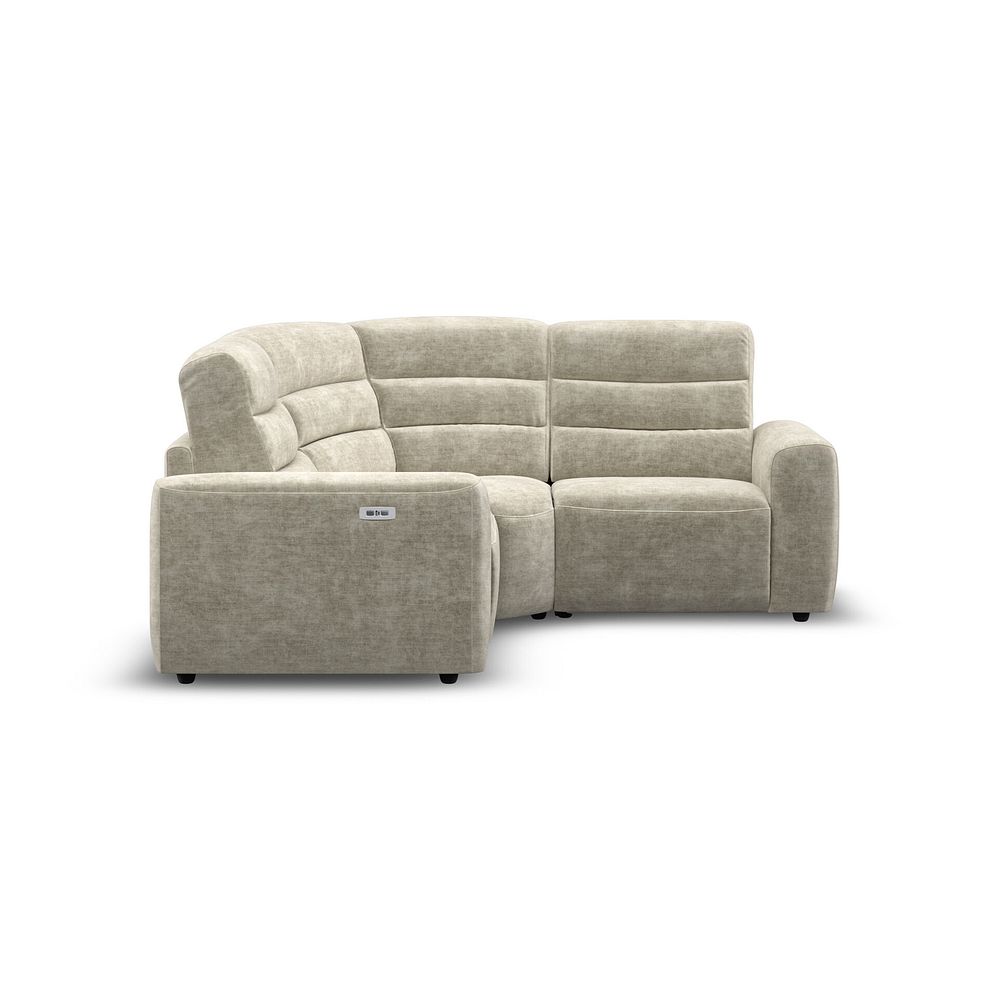 Cohen Group 1 Electric Recliner in Plush Beige Fabric 6