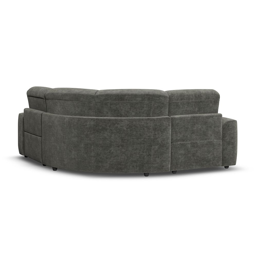 Cohen Group 1 Electric Recliner in Plush Charcoal Fabric 5