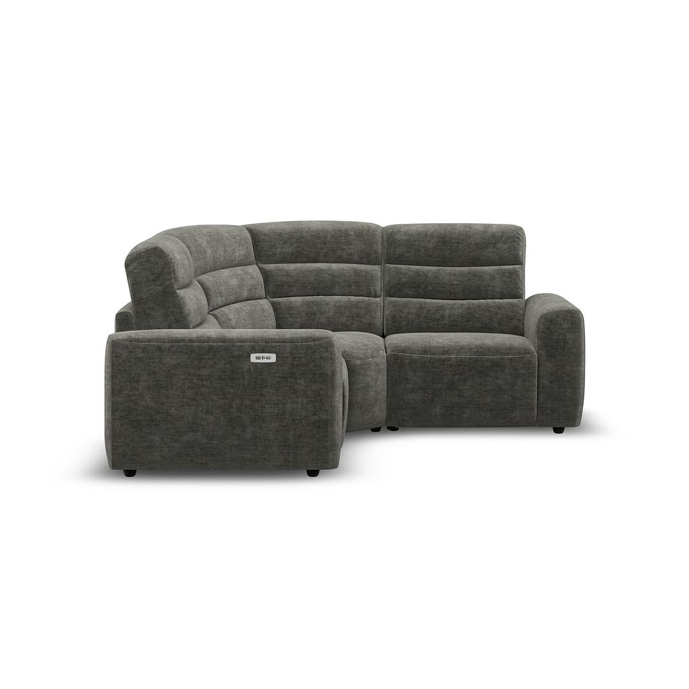 Cohen Group 1 Electric Recliner in Plush Charcoal Fabric 6