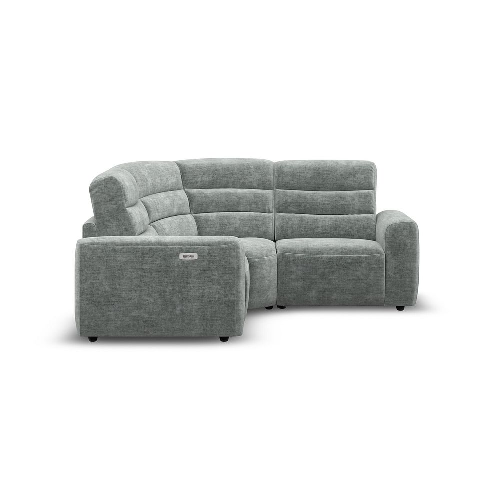 Cohen Group 1 Electric Recliner in Plush Silver Fabric 6
