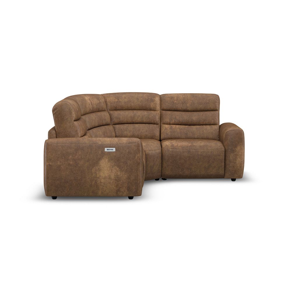 Cohen Group 1 Electric Recliner in Ranch Brown Fabric 6
