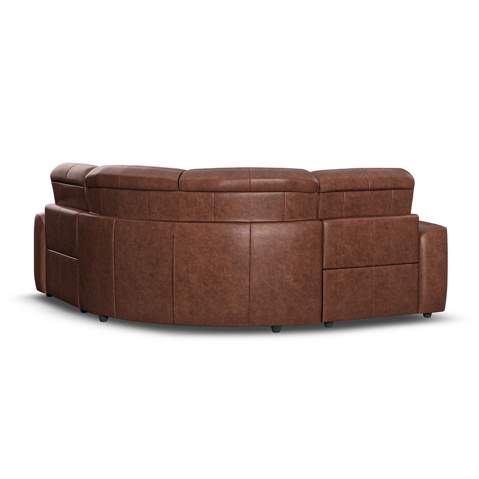 Cohen Group 1 Electric Recliner in Virgo Chestnut Leather 5