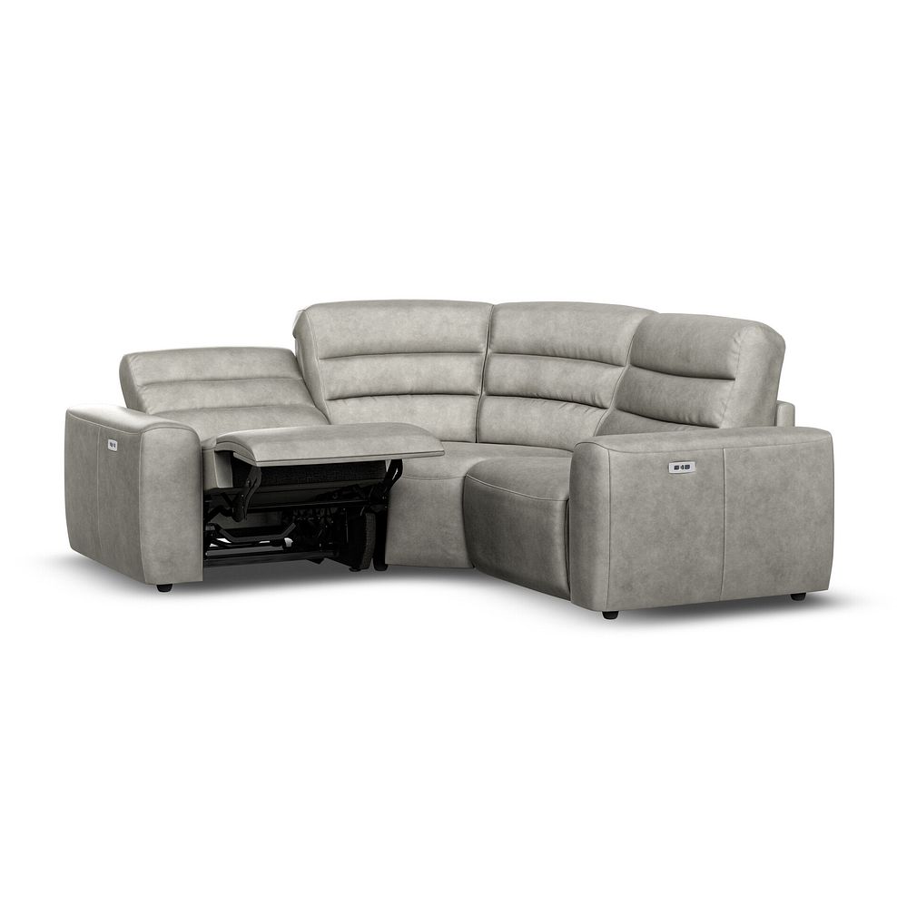 Cohen Group 1 Electric Recliner in Virgo Platinum Leather 3