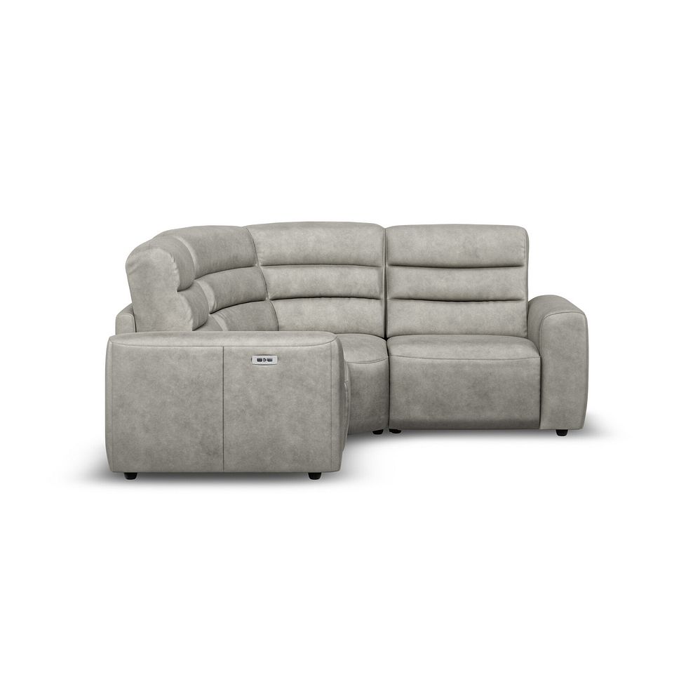 Cohen Group 1 Electric Recliner in Virgo Platinum Leather 6