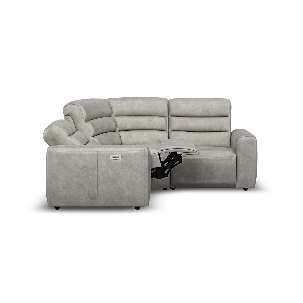 Cohen Group 1 Electric Recliner in Virgo Platinum Leather 7