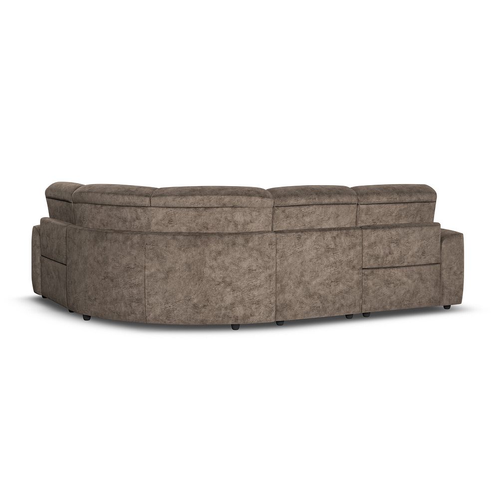 Cohen Group 2 Electric Recliner - Left Hand in  Dapple Chocolate Fabric 6