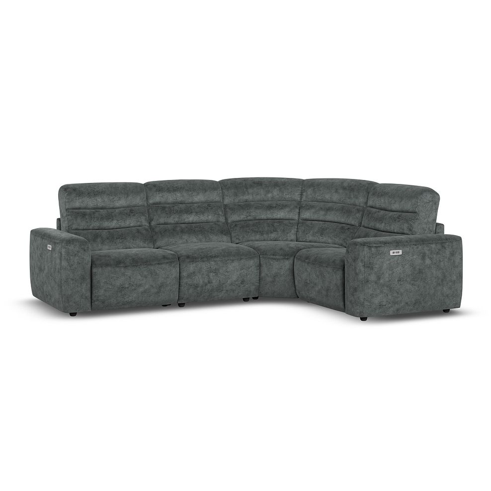 Cohen Group 2 Electric Recliner - Left Hand in Dapple Grey Fabric 1