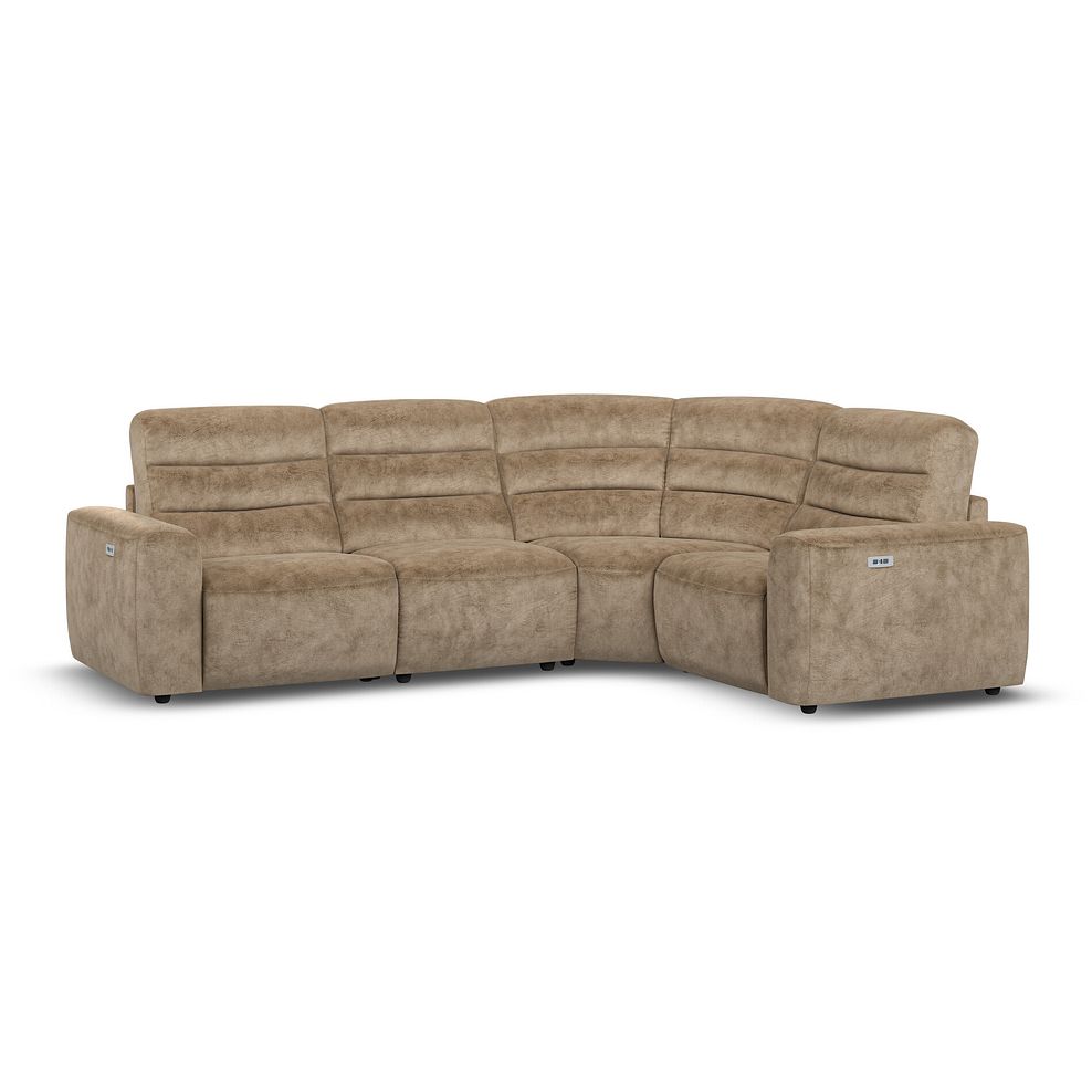 Cohen Group 2 Electric Recliner - Left Hand in Dapple Taupe Fabric 1