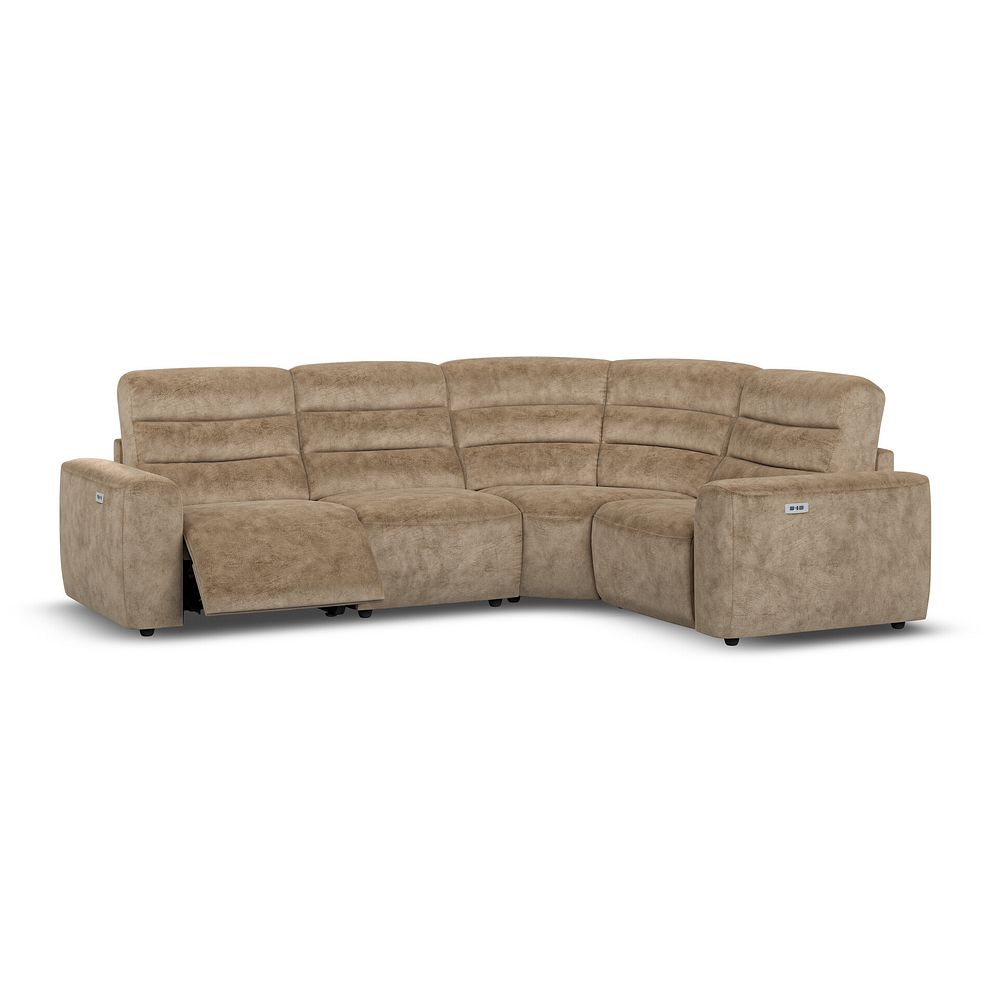 Cohen Group 2 Electric Recliner - Left Hand in Dapple Taupe Fabric 2