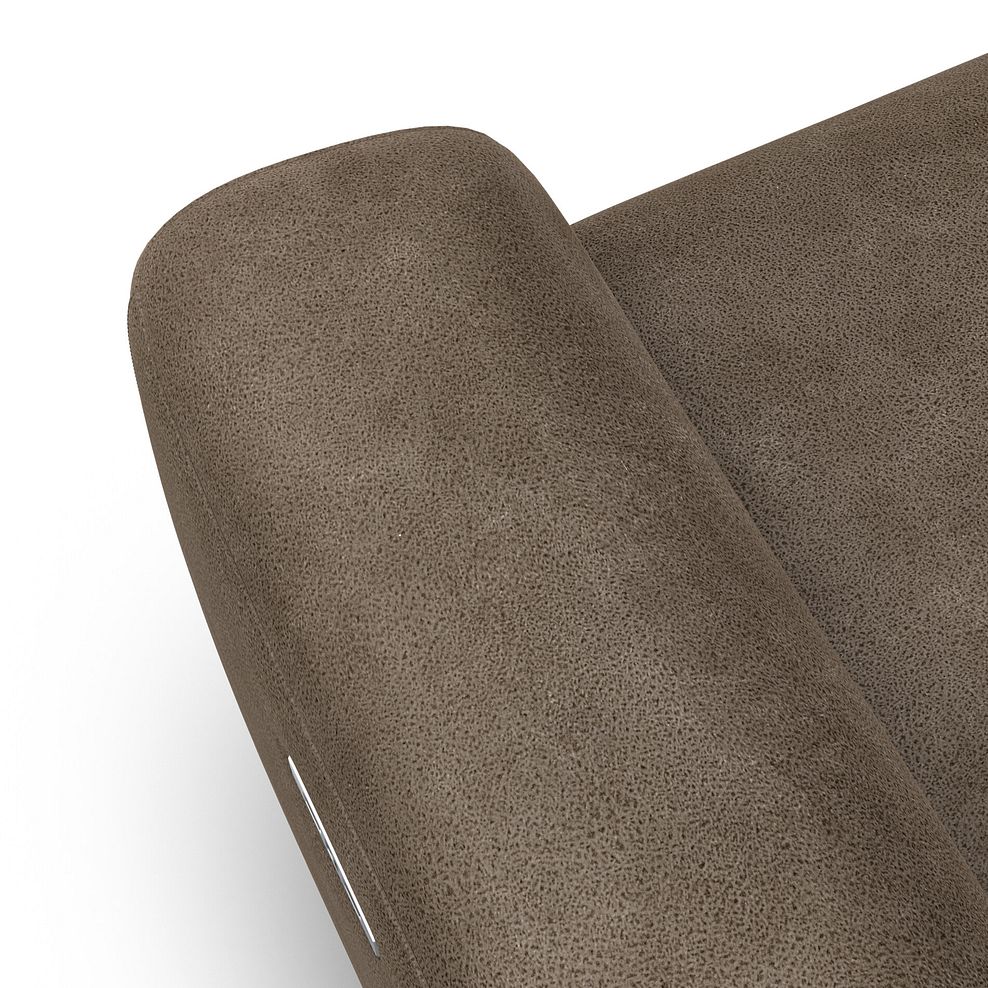 Cohen Group 2 Electric Recliner - Left Hand in Miller Earth Brown Fabric 14