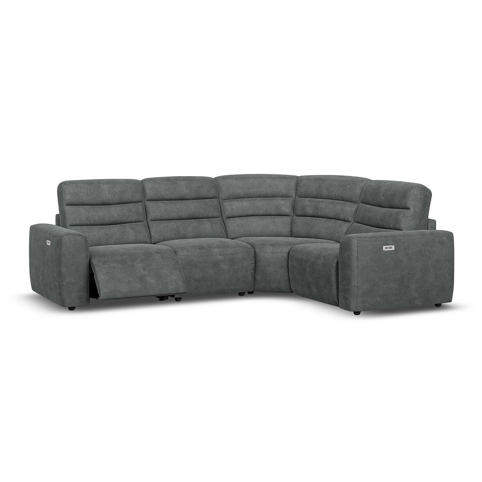 Cohen Group 2 Electric Recliner - Left Hand in Miller Grey Fabric 2